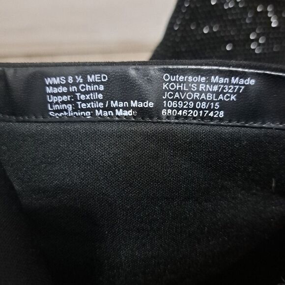 Juicy Couture Shimmer Rhinestones Whimsygoth Chunky Heel Ankle Boots Size 8.5 - Picture 11 of 15